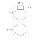 LINEA LIGHT - Sistemi | 220-240 V | 1 arrayLED 5 W DC - 6 W AC