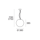 LINEA LIGHT - Sospensione | 220-240 V | 1 topLED 13 W DC - 15 W AC