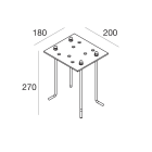 LINEA LIGHT - KIT TIRANTI FISS CON DIMA STALK
