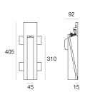 LINEA LIGHT - Lampada a parete - Step Lights | 1 x powerLED 1 W DC 350 mA