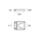 LINEA LIGHT - Proiettori | 100-264 V AC /176-264 V DC | 1 arrayLED 13.5 W DC - 16 W AC