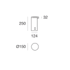LINEA LIGHT - Paletti e teste palo | 190-250 V AC /260-360 V DC | 1 arrayLED 4.2 W DC - 5.2 W AC