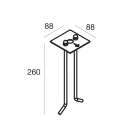 LINEA LIGHT - KIT TIRANTI FISSAGGIO C/DIMA X PEAK