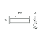 LINEA LIGHT - Lampada a parete | 220-240 V | 2 topLED 28 W DC - 31 W AC