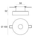 LINEA LIGHT - Downlights | 1 arrayLED 8 W DC 500 mA