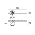 LINEA LIGHT - NODE FAR 5W 60 2700K B.CO
