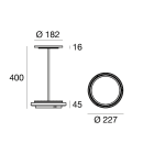 LINEA LIGHT - Lampada da terra - Paletti e teste palo | 220-240 V | 1 topLED 20 W DC - 22 W AC