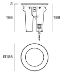 LINEA LIGHT - Uplights | 198-264 V | 1 arrayLED 16 W DC - 18 W AC