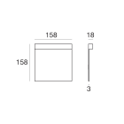 LINEA LIGHT - Lampada a parete - Step Lights | 22 topLED 3.5 W DC 24 V