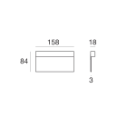 LINEA LIGHT - Lampada a parete - Step Lights | 22 topLED 3.5 W DC 24 V
