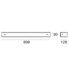 LINEA LIGHT - Lampada a parete | 198-264 V | 4 topLED 30 W DC - 34.2 W AC