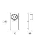 LINEA LIGHT - Lampada a parete - Proiettori | 220-240 V | 1 arrayLED 4 W DC - 5 W AC