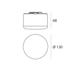 LINEA LIGHT - Lampada a parete - Plafone | 220-240 V | 24 topLED 3 W DC - 4 W AC
