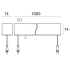LINEA LIGHT - LED Strip | 140 topLED 10 W DC 24 V | 10 W/m | 1236 Lm/m