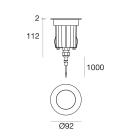 LINEA LIGHT - Uplights | 1 x powerLED 8 W DC 630 mA
