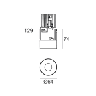 LINEA LIGHT - Downlights | 1 x powerLED 10 W DC 800 mA