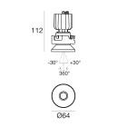 LINEA LIGHT - Downlights | 1 x powerLED 8 W DC 700 mA