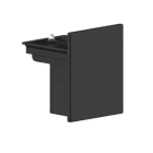 LINEA LIGHT - Sealing cap | Ceiling/Suspension - Black