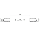LINEA LIGHT - GIUNTO ALIMENTAZ.CENTRALE BIANCO