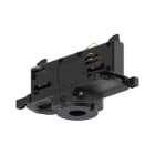 LINEA LIGHT - Three-phase + DALI track adapter - Black