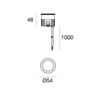 LINEA LIGHT - Uplights | 1 x powerLED 4 W DC 350 mA