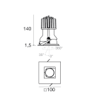 LINEA LIGHT - Downlights | 1 arrayLED 15 W DC 400 mA
