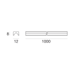 LINEA LIGHT - Extruded profile for wall/ceiling 5x Kit - Ink System