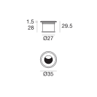 LINEA LIGHT - Uplights | 1 x powerLED 1 W DC 350 mA