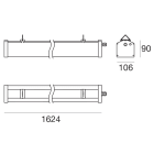 LINEA LIGHT - Plafone | 198-264 V AC /180-275 V DC | 64 topLED 121 W DC - 130 W AC