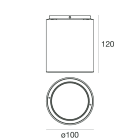 LINEA LIGHT - Plafone | 198-264 V | 1 arrayLED 12.5 W DC - 14 W AC