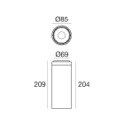 LINEA LIGHT - Plafone | 108-305 V AC /170-280 V DC | 1 arrayLED 26 W DC - 29 W AC