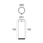 LINEA LIGHT - Plafone | 100-264 V | 1 arrayLED 17.5 W DC - 19.5 W AC