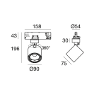 LINEA LIGHT - Proiettori | 198-264 V | 1 arrayLED 23 W DC - 26 W AC