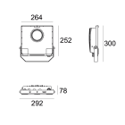 LINEA LIGHT - Proiettori | 198-264 V | 1 arrayLED 71 W DC - 80 W AC