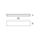 LINEA LIGHT - Lampada a parete | 198-264 V | 144 topLED 24 W DC - 28 W AC