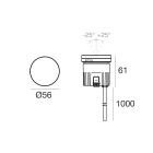 LINEA LIGHT - Uplights | 1 x powerLED 4 W DC 350 mA
