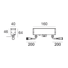 LINEA LIGHT - Elementi lineari | 3 x powerLEDs 4.5 W DC 500 mA