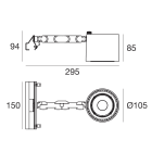 LINEA LIGHT - Sistemi - Proiettori | 1 arrayLED 35 W DC 950 mA