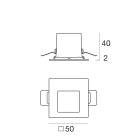 LINEA LIGHT - Lampada a parete - Step Lights | 1 x powerLED 1 W DC 350 mA