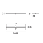 LINEA LIGHT - Sistemi - Sospensione | 85-277 V | 450 topLED 46 W DC - 55 W AC | Modular Slave