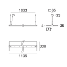 LINEA LIGHT - Sistemi - Sospensione | 85-277 V | 360 topLED 37 W DC - 44 W AC