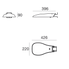LINEA LIGHT - Lampada a parete - Illuminazione Industriale | 198-264 V | 6 x powerLEDs 42 W DC - 46 W AC
