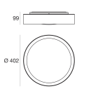 LINEA LIGHT - Lampada a parete - Plafone - Sospensione | 220-240 V | 1 topLED 21 W DC - 22 W AC