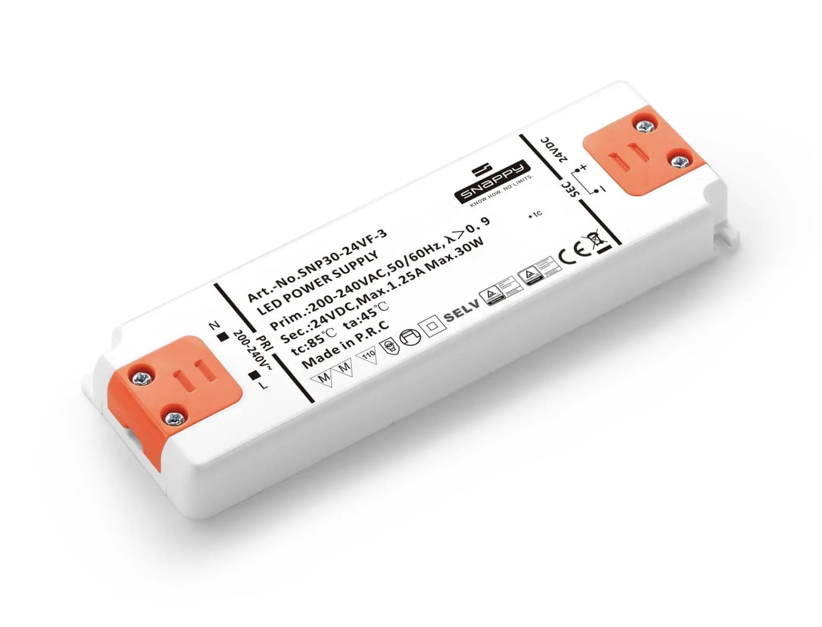 LINEA LIGHT - DRIVER LED 30W 24V 1,25A CV SLIM