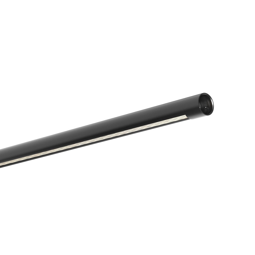 LINEA LIGHT - Node System_L - Electrified track module - 48V DC - Black lenght 629mm