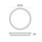 LINEA LIGHT - DIMA FRONT.SUELO 13-15W RASO PS ESP