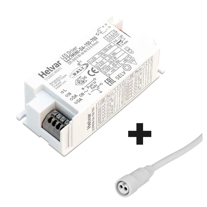 LINEA LIGHT - LC27MINI - Driver DALI-2 - 150-700mA - 26.3W  + cable