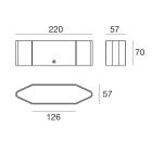 LINEA LIGHT - Downlights - Uplights  | 220-240 V AC /176-276 V DC | 5 x powerLED 10 W DC - 11.2 W AC