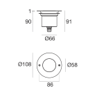 LINEA LIGHT - Immersione | 1 x powerLEDs 4 W DC 350 mA