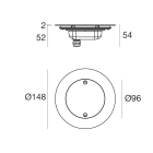LINEA LIGHT - Immersione | 3 x powerLEDs 12 W DC 12 V